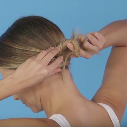 The Classic Side Bun - Step 3