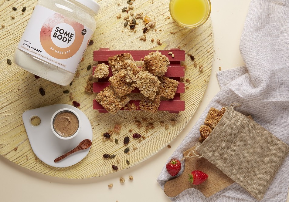 Vanilla protein flapjack recipe