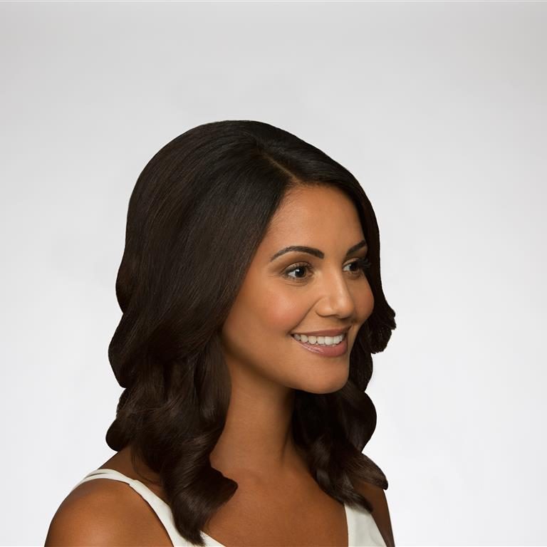 how to backcomb hair completed look side