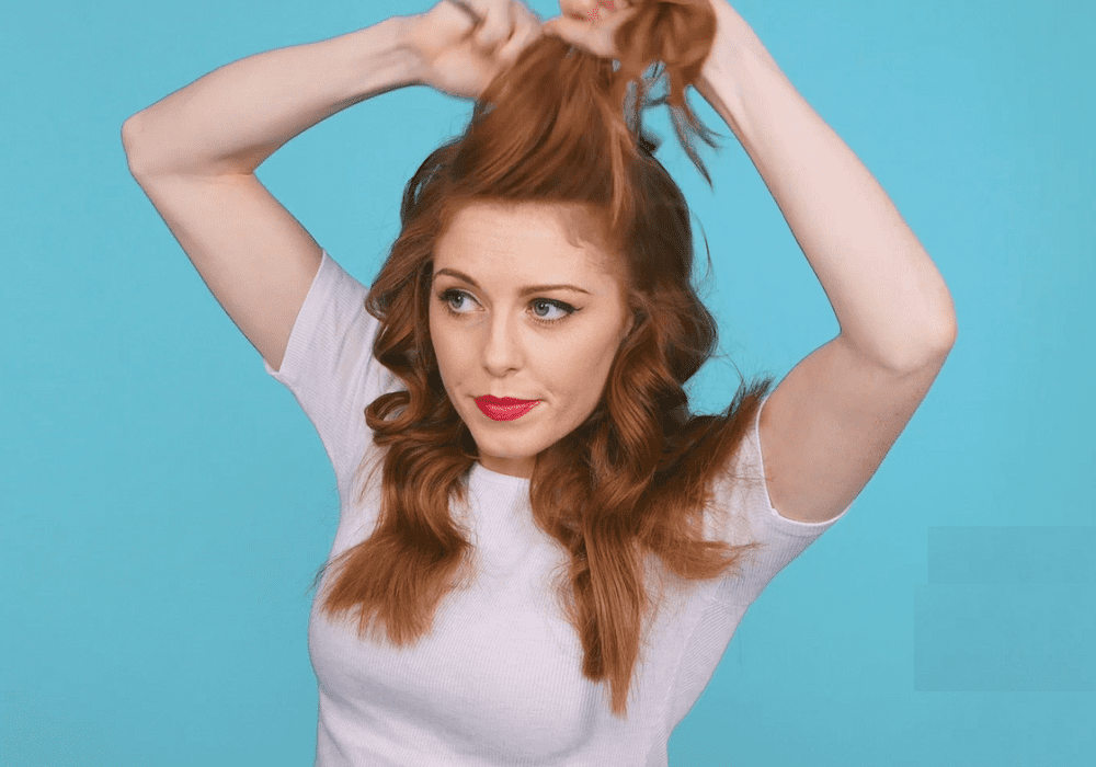 pinup hair