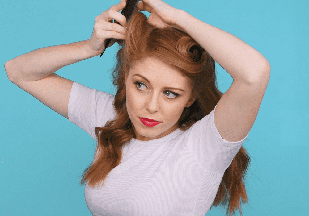 pinup hair