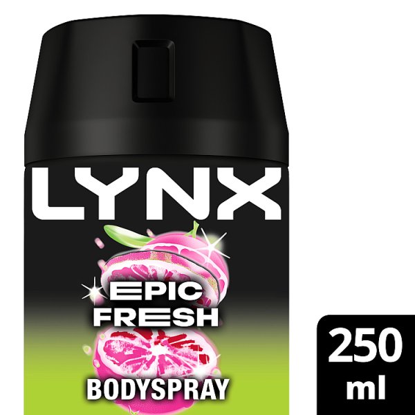 Lynx Men's Epic Fresh Aerosol Body Spray 250Ml