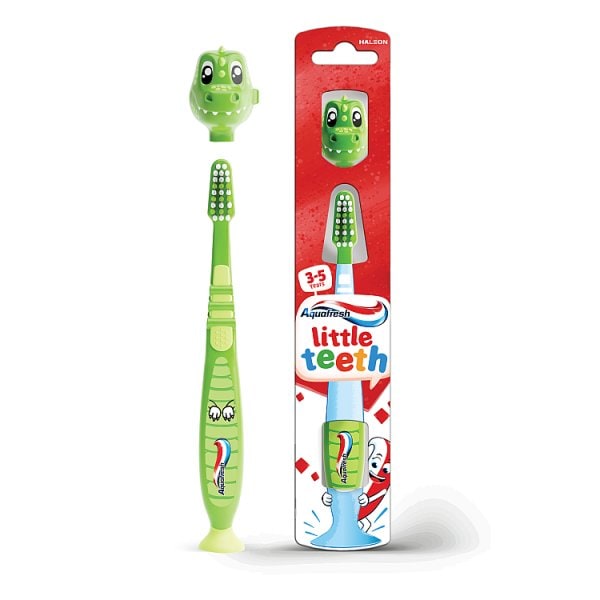 Aquafresh Unisex Kids Little Teeth Toothbrush For Kids 3-5 Years