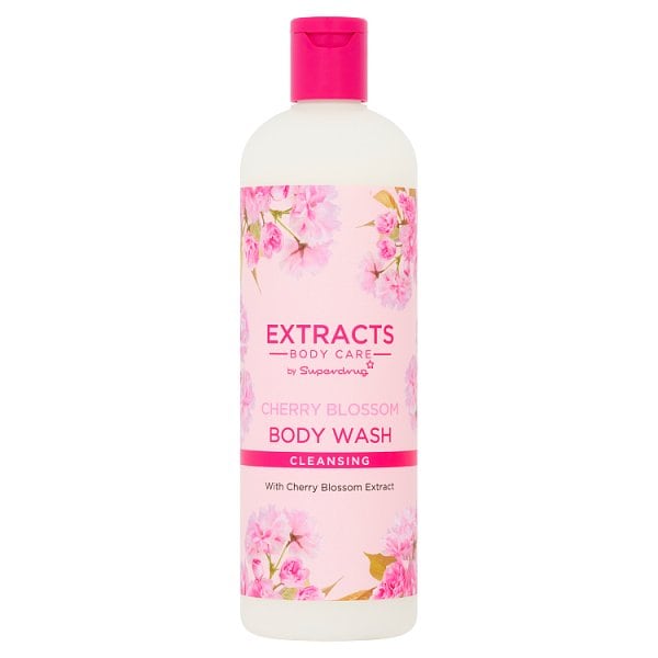 Superdrug Unisex Extracts Cherry Blossom Body Wash 500Ml