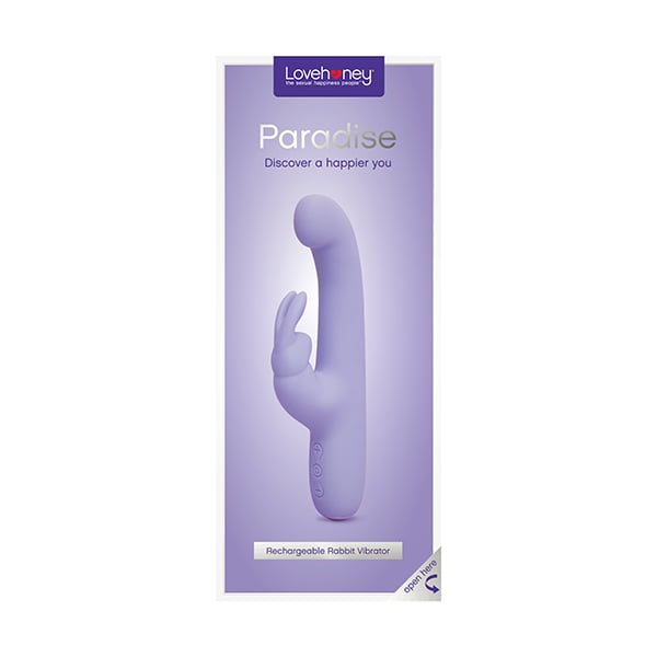 Lovehoney Unisex Paradise Rechargeable Rabbit Vibrator Sex Toy