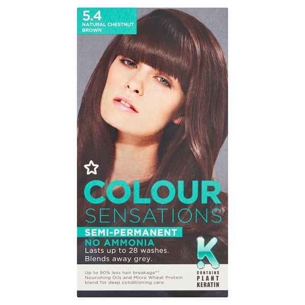 Superdrug Unisex Grey Sensations Rich Chestnut 5.4