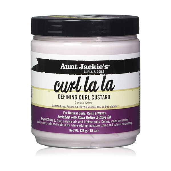 Aunt Jackies Unisex Cream Aunt Jackie's Curl La La Defining Curl Custard 15 Oz