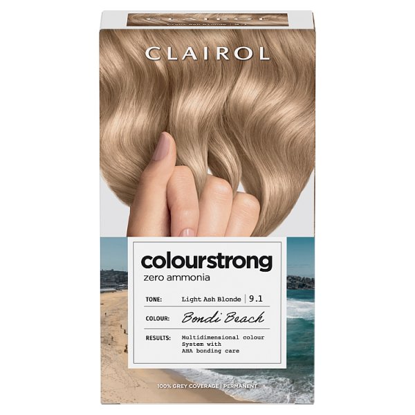 Clairol Unisex Light Ash Colour Strong Zero Ammonia Hair Dye Blonde