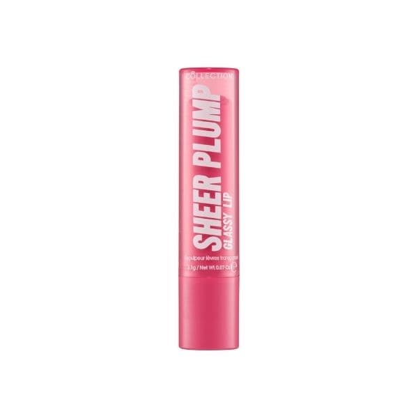 Collection Unisex Pink Glaze Sheer Glassy Lip Plump