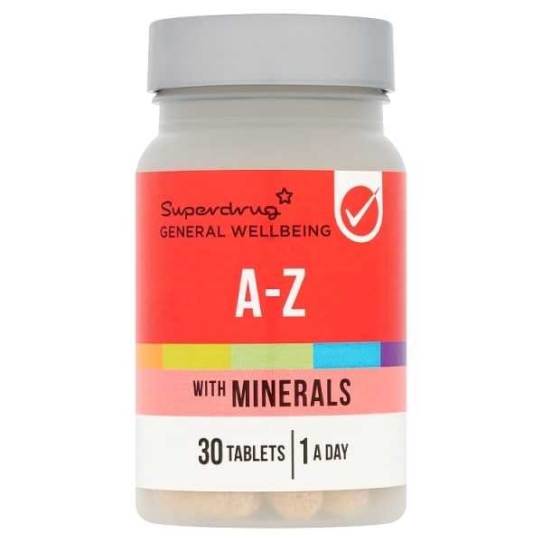 Superdrug Unisex Red A-Z Multivitamin Tablets 30Pk