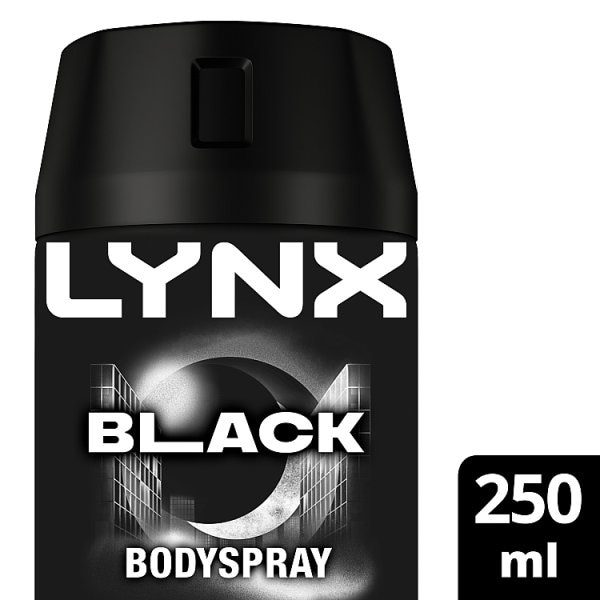 Lynx Men's Black Aerosol Body Spray 250Ml