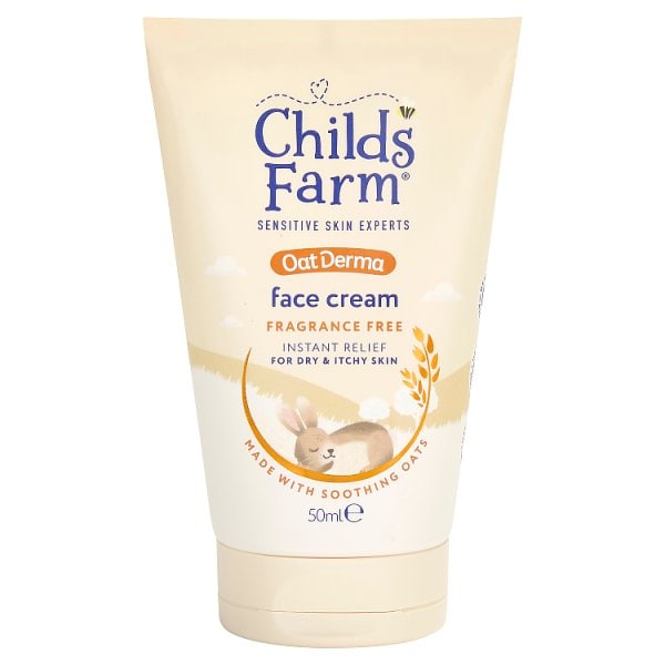 Childs Farm Oatderma Face Cream Fragrance-Free 50ml