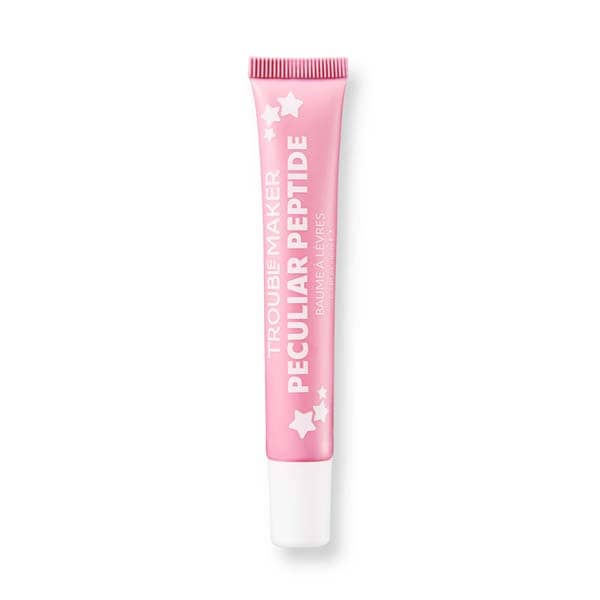 Trouble Maker Peculiar Peptide Shimmer Lip Balm Pink