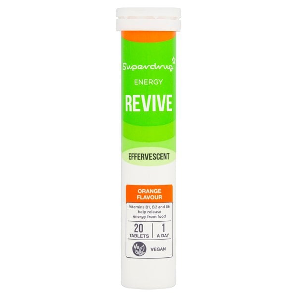 Superdrug Unisex Orange Revive Effervescent 20S