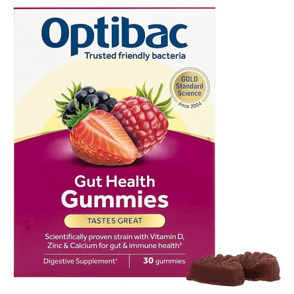 Optibac Unisex Probiotics Gut Health Gummies - 30 Gummies
