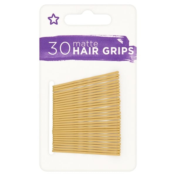 Superdrug Unisex Blonde Gloss Hair Grips X 30