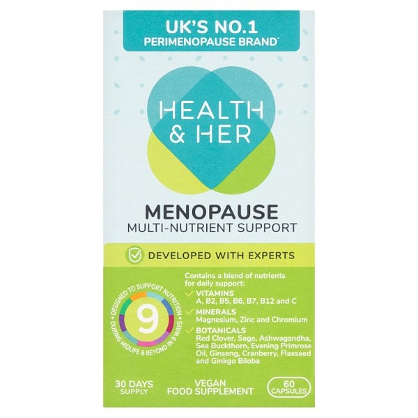 Health & Her Women's Red Menopause Multi Nutrient Supplement