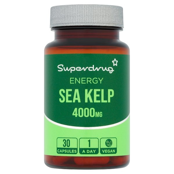 Superdrug Unisex Sea Kelp 4000Mg 30S