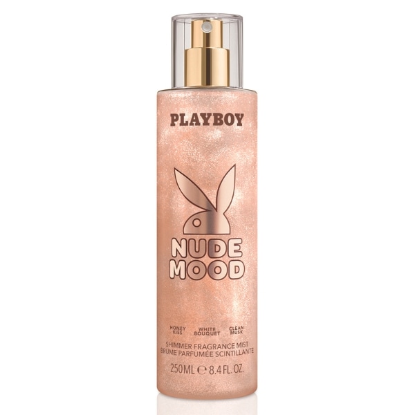 Playboy Women's White Nude Mood Shimmer Fragrance Mist 250Ml