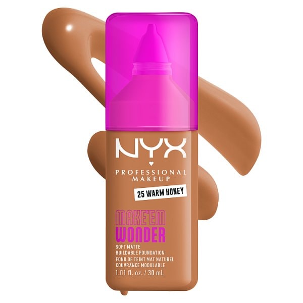 NYX Professional Makeup Wonder Liquid Foundation Warm Honey