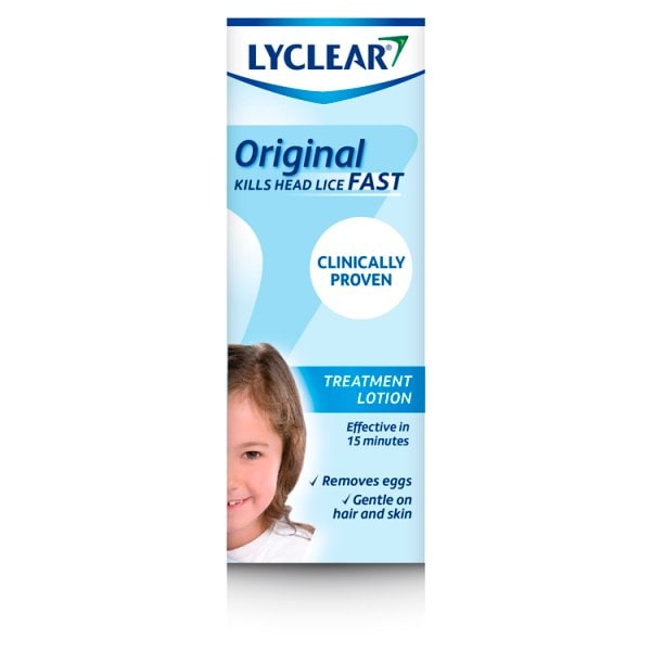 Lyclear Unisex Lotion Head Lice Treatment + Comb 100Ml