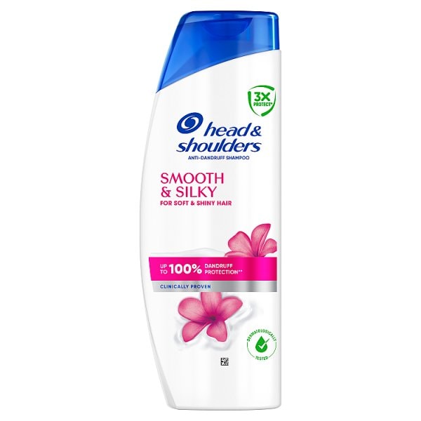 Head & Shoulders Unisex Smooth & Silky Anti-Dandruff Shampoo 400Ml