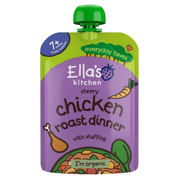 Ella's Kitchen Organic Cheery Chicken Roast Dinner 7M+ 130G