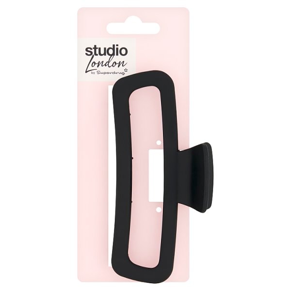 Superdrug Studio London Unisex Black Matte Claw Clip
