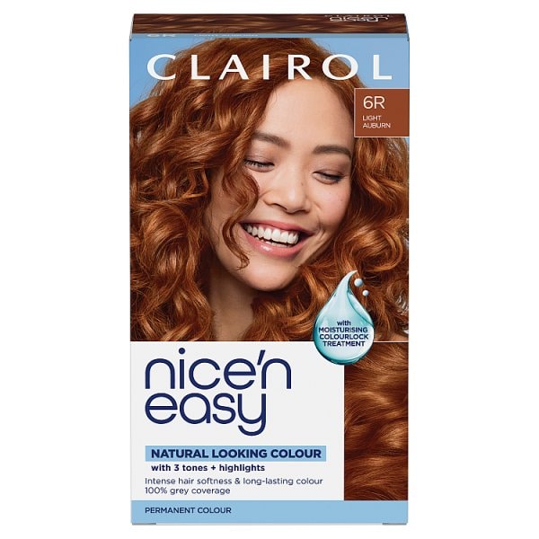 Clairol Nice 'N Easy Unisex Light Auburn Hair Dye 6R