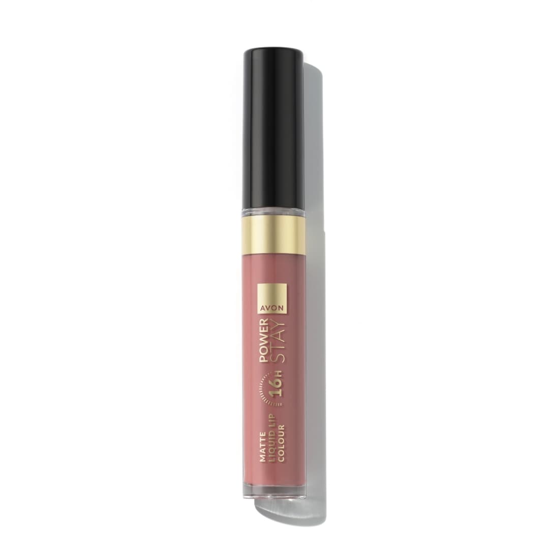 Avon Power Stay 16-Hour Liquid Lip Colour Can't Quit Café