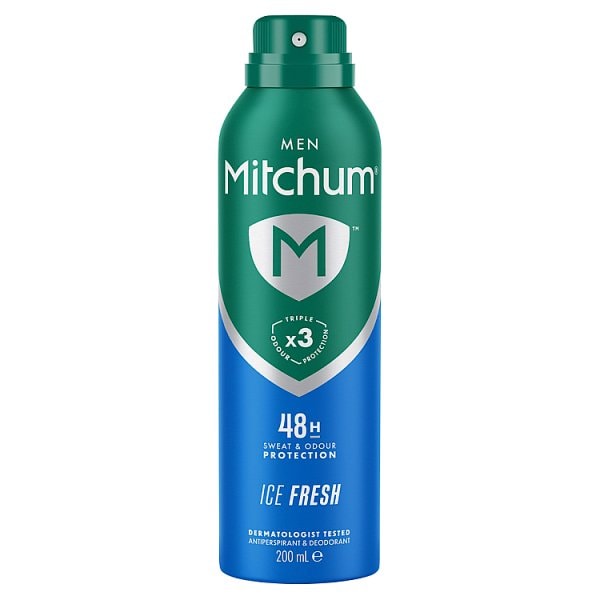 Mitchum Men's Ice Fresh Anti-Perspirant Aerosol 200Ml