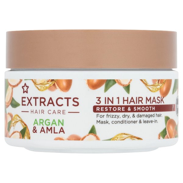 Superdrug Unisex Argan & Amla Extracts Hair Mask 200Ml