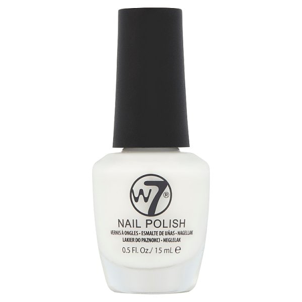 W7 Nail Polish White 15ml