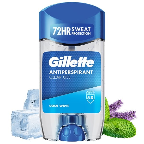 Gillette Men's Cool Wave Clear Gel 70Ml