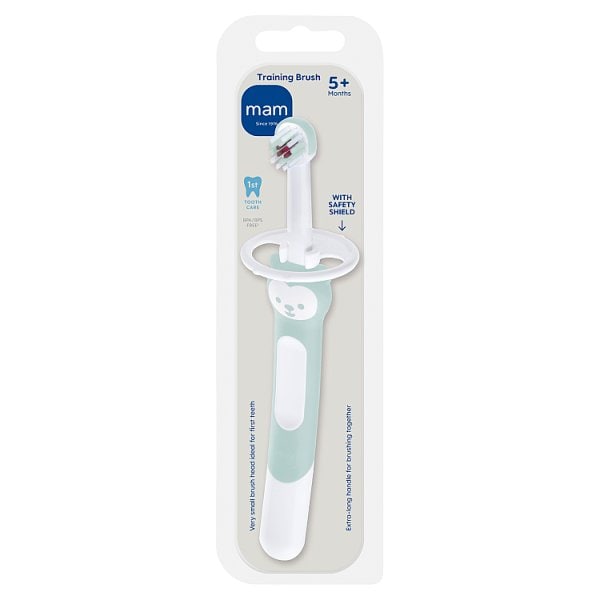 Mam Unisex Infant Training Baby Toothbrush With Safety Shield