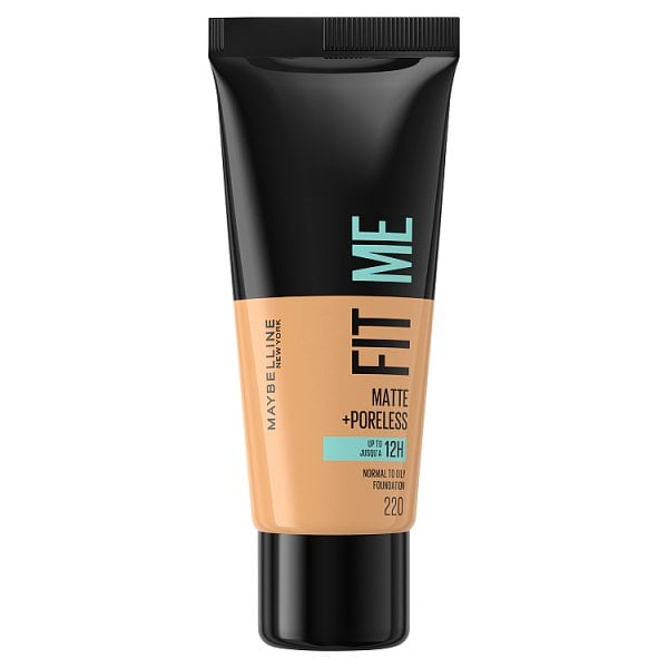 Maybelline Fit Me Matte & Poreless Powder Foundation 220 Nat Beige