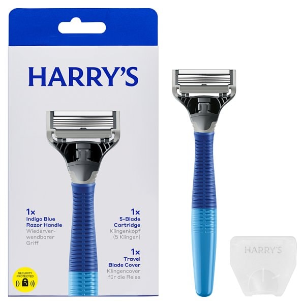 Harry's Men's Blue Truman Razor + Blade - Indigo