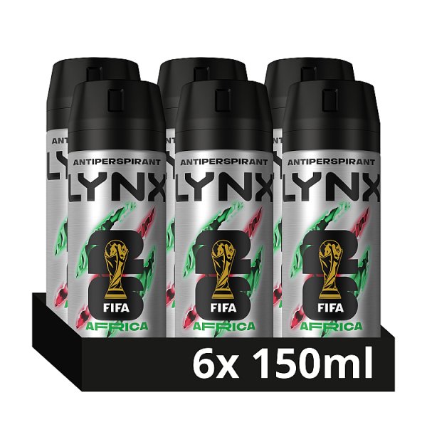 Lynx Men's Africa Anti-Perspirant Deodorant Aerosol 150Ml