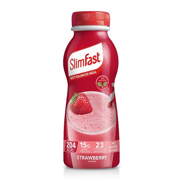 Slimfast Unisex Protein Summer Strawberry Flavour Shake 325Ml