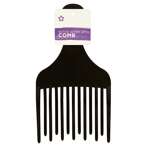 Superdrug Unisex Extra Wide Afro Comb
