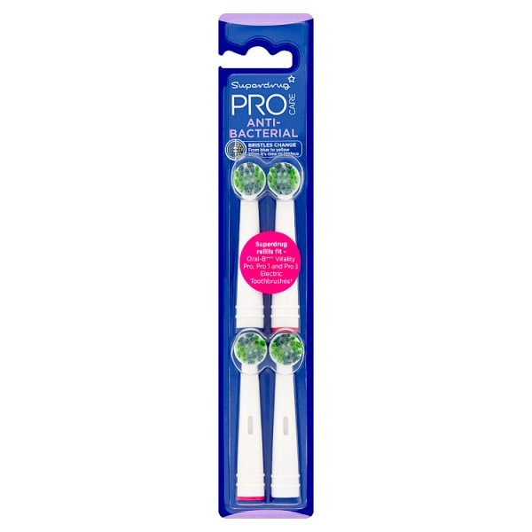 Procare Unisex Antibacterial Total Clean Toothbrush Refill