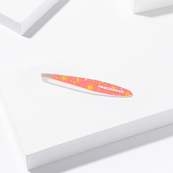 Tweezerman Mini Slant Tweezer Pink Lemonade Make Up Superdrug
