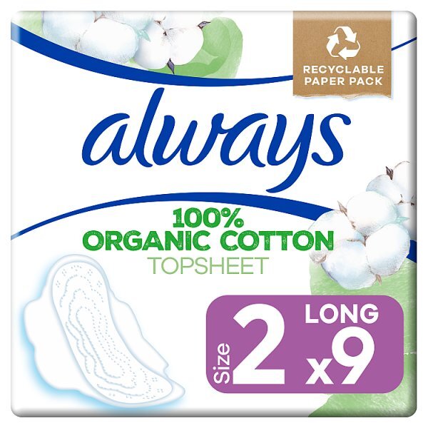 Always Cotton Protection Ultra Long Pads 9Ct Toiletries Superdrug