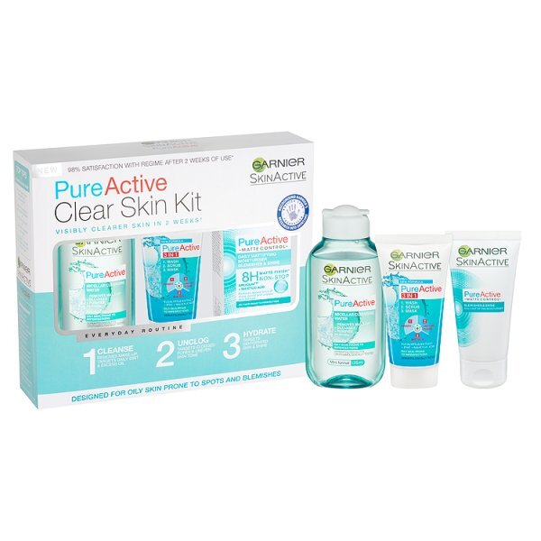 Pure Active Anti Blemish 3 Step Regime Kit Oily Skin | Skin | Superdrug