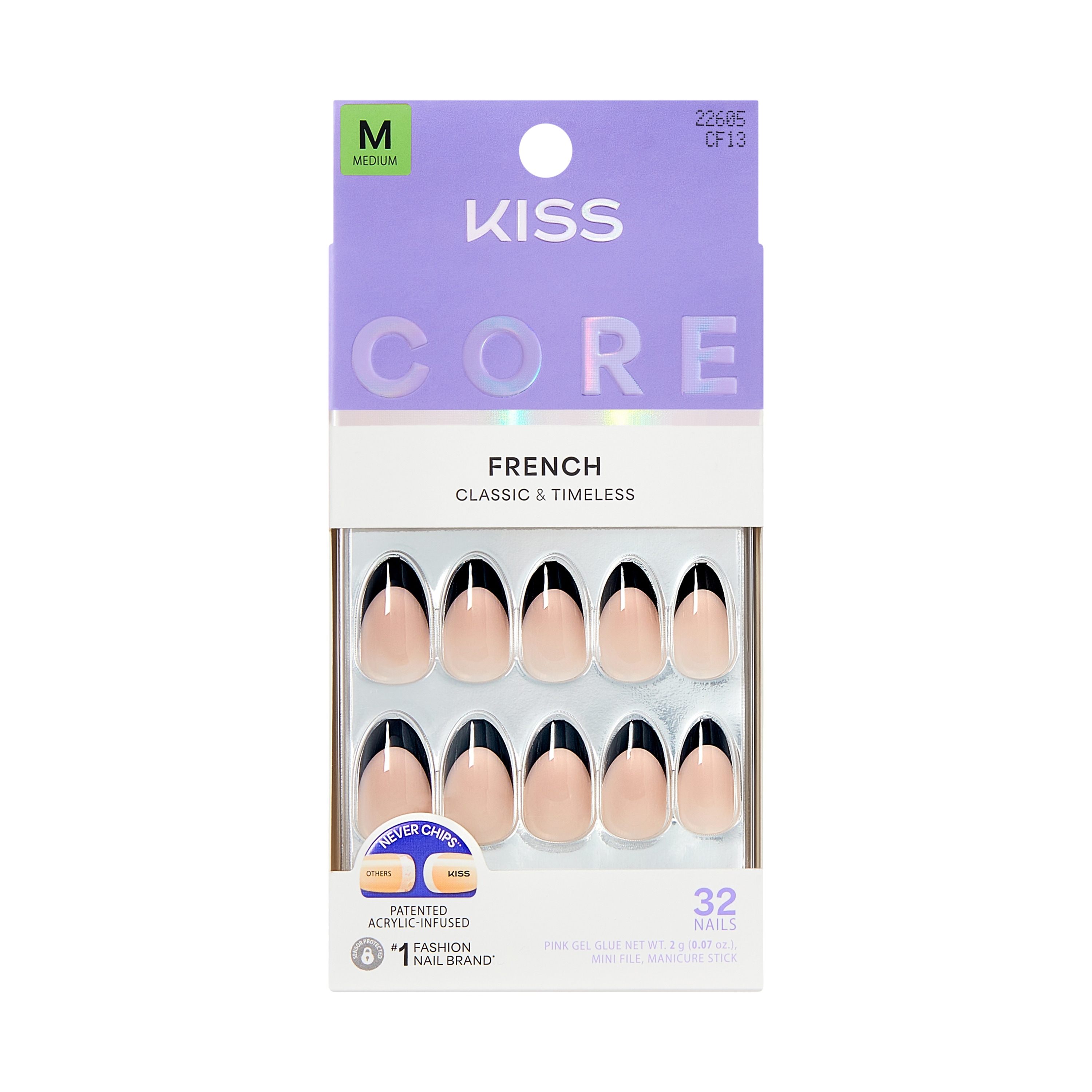 KISS CORE FRENCH NAILS FULL OF FUN