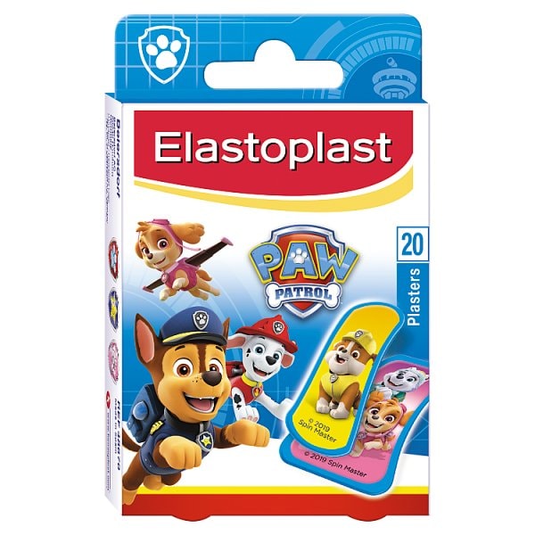 Elastoplast Unisex Kids Paw Patrol Painless Kids 20 Plasters