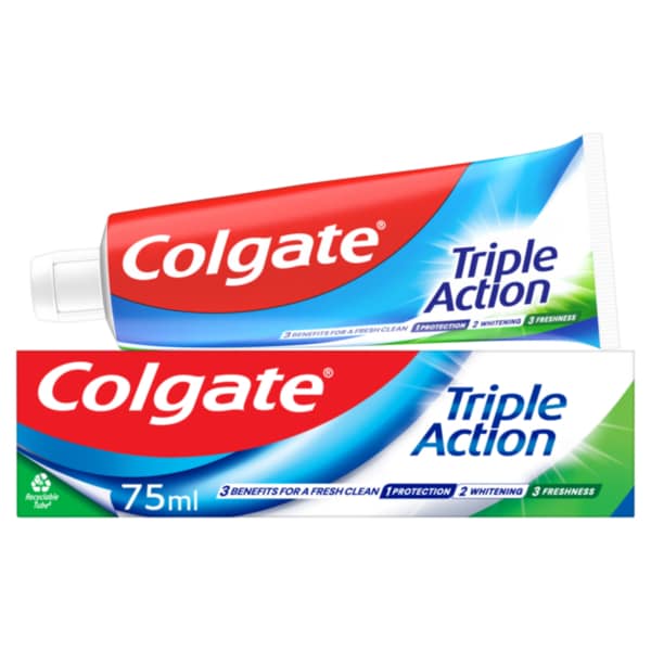 Colgate Unisex Triple Action Toothpaste 75Ml