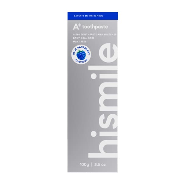 Hismile Unisex Blue A+ Whitening Toothpaste - Raspberry