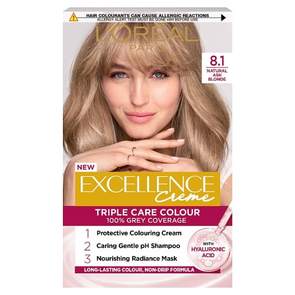 L'oréal Paris Unisex Natural Ash L'oréal Excellence Crème 8.1 Blonde