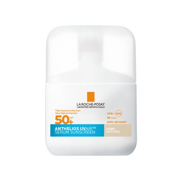 La Roche-Posay Anthelios UVAir Serum Sunscreen SPF50+ shade: light with Hyaluronic Acid Niacinamide & Vitamin E for all skin types 50ml